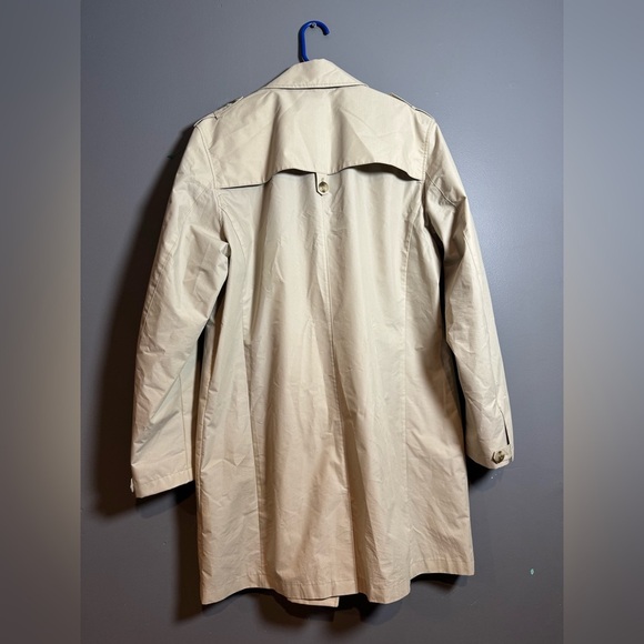 Black Brown 1826 Cream Tan Trench Coat with Belted Waist - Picture 8 of 8